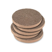 Best Pet Supplies emballage Catify Spin n' Scratch montrant le lot de 5 et praticité