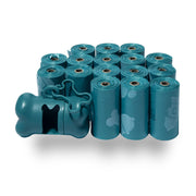 Best Pet Supplies emballage avant turquoise montrant 240 sacs et bénéfice praticité