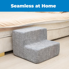 Best Pet Supplies housse détachable en lin gris, nettoyage facile
