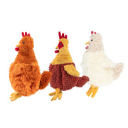 Best Pet Supplies poule crinkle vue de face, jouet attractif pour jeux