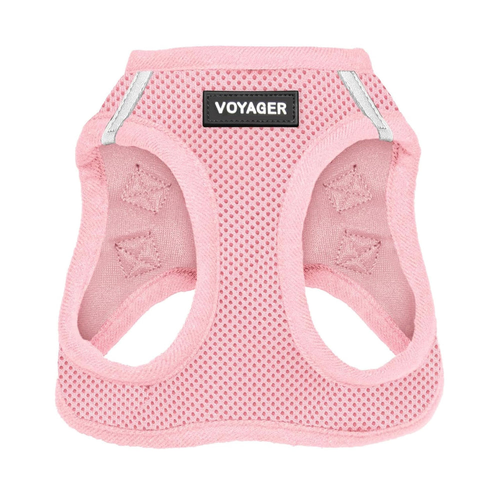 Best Pet Supplies harnais rose vue avant montrant coupe confortable