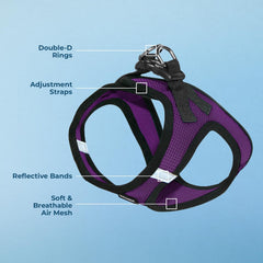 Best Pet Supplies boucle robuste et velcro pour ajustement et sécurité faciles