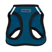 Best Pet Supplies vue avant du gilet Voyager en bleu confort respirant