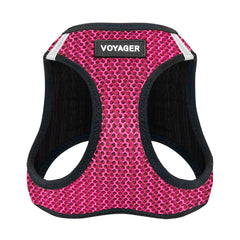 Best Pet Supplies harnais gilet fuchsia vue de face pour confort