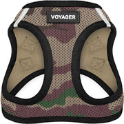 Best Pet Supplies harnais face avant Army medium montrant coupe confortable