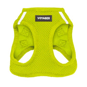 Best Pet Supplies harnais face avant montrant la coupe lime green, facile à enfiler