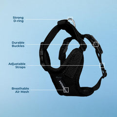 Best Pet Supplies attache D-ring solide pour fixation sûre de la laisse