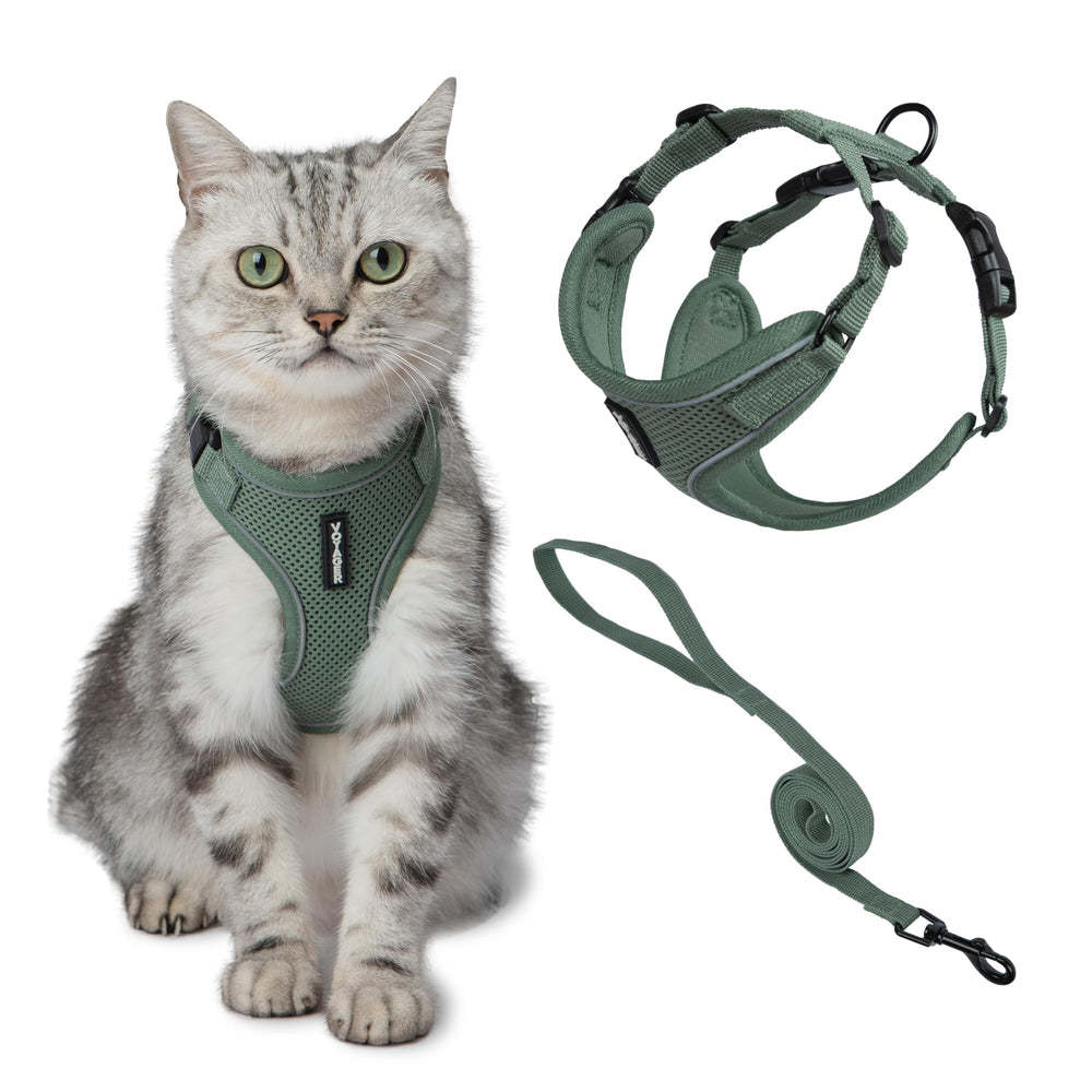 Best Pet Supplies harnais face avant montrant maintien et design visible