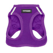 Best Pet Supplies harnais face avant violet montrant maintien confortable