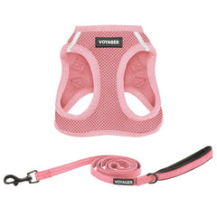 Best Pet Supplies harnais rose face visible, maintien confortable