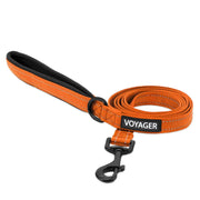 Best Pet Supplies laisse Voyager face avant montrant design et couleur orange, facile à repérer