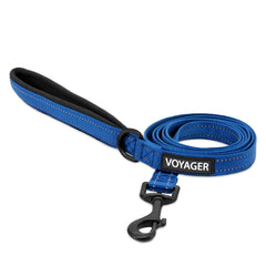Best Pet Supplies laisse Voyager face royal blue, durabilité visible