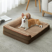 BFPETHOME lit orthopédique face avant montrant contour en L et confort