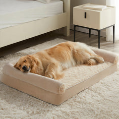 BFPETHOME lit orthopédique vue de face pour un confort complet