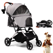 bicystar vue avant de la poussette montrant robustesse et accessibilité