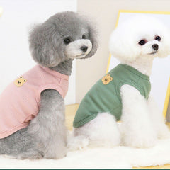 BIECWIAY chien porte tee-shirt vert en mouvement pour liberté