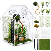 Bifrgmy terrarium acrylique face avant montrant visibilité et présentation nette