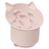 Bikabpet gamelle face avant rose avec design visage de chat bénéfice amusement