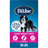Bil-Jac sac 30 lb vue avant montrant packaging clair et ingrédients