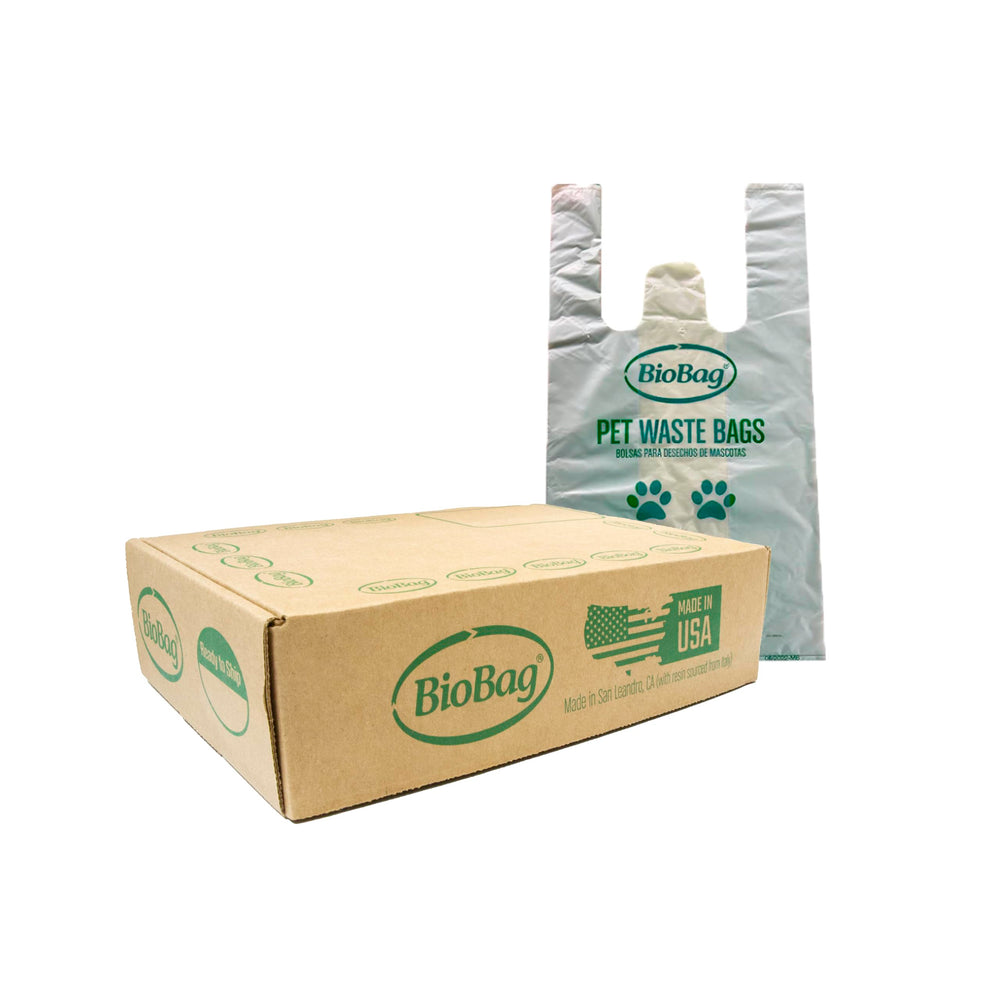 BioBag emballage avant montrant paquet de 150 sacs, solution pratique