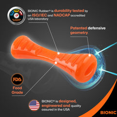 BIONIC Urban Stick ouvert montrant poches à friandises pour stimulation