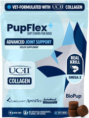 BioPup PupFlex+ emballage avant montrant le format 60 pastilles et bénéfice mobilité