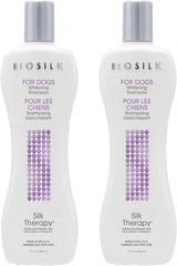 BioSilk étiquette pack avant montrant les deux flacons et bénéfice stockage prolongé