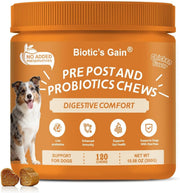 Biotic's Gain emballage avant montrant l'étiquette et bénéfice digestif