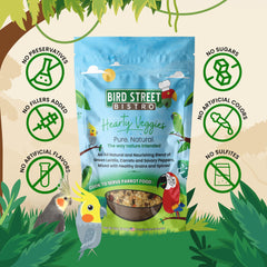 Bird Street Bistro texture légumes séchés et céréales pour meilleure mastication