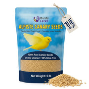 Birds LOVE emballage avant du sac de 5 lb montrant branding et information produit, qualité visible