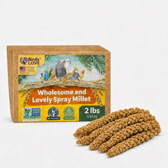 Birds LOVE paquet frontal montrant 2 lb, confiance d'achat