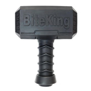 BiteKing vue avant du jouet noir et solide montrant la forme hammer et la durabilité