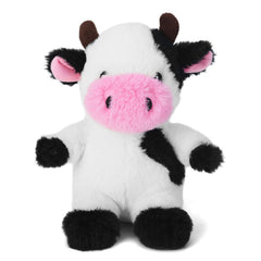 Blnboimrun peluche vache vue frontale, attractivité visuelle et sécurité