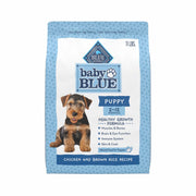 Blue Buffalo paquet Baby BLUE face montrant l’étiquette et bénéfices