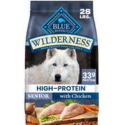 Blue Buffalo emballage avant montrant recette poulet bénéfice nutritionnel