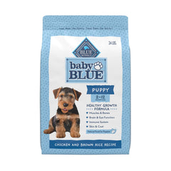 Blue Buffalo emballage avant 24 lb montrant ingrédients clés et visibilité