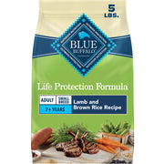 Blue Buffalo vue avant du sachet montrant la formule pour petits chiens et composition claire