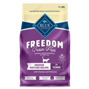 Blue Buffalo paquet avant montrant ingrédients clés et bénéfice nutritionnel