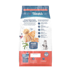 Blue Buffalo gros plan croquettes montrant texture et appétence, favorise acceptation par le chat