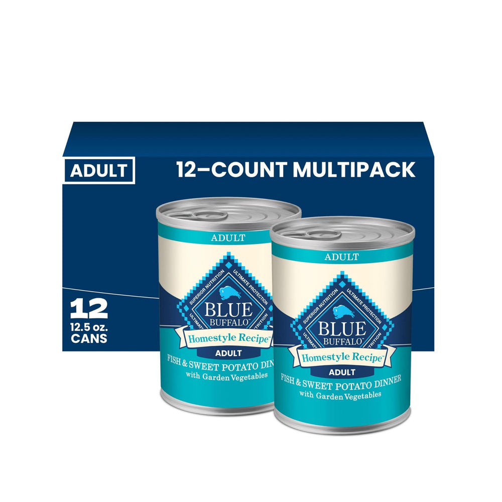 Blue Buffalo emballage frontal montrant la conserve et transmission de confiance
