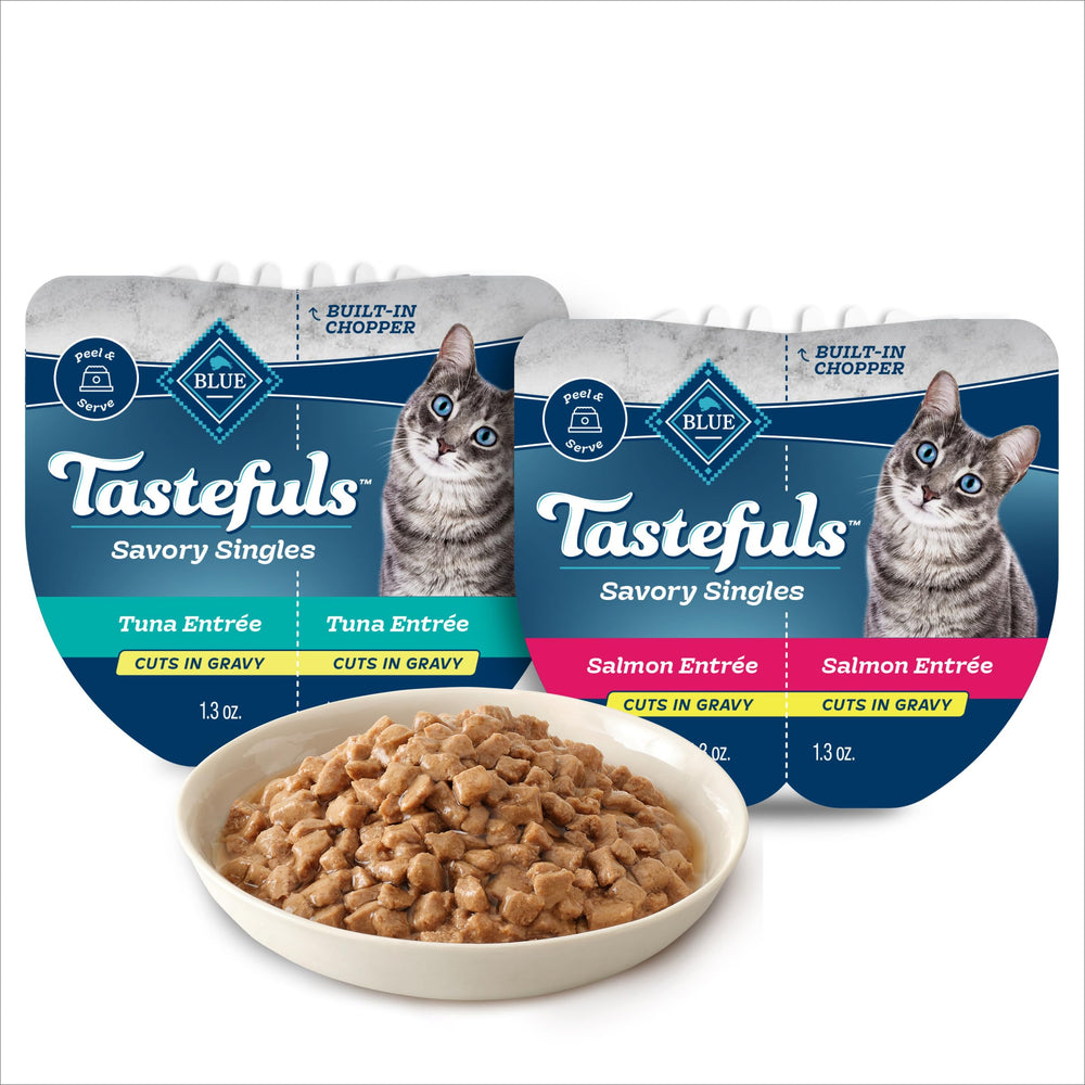 Blue Buffalo emballage avant présentant le multipack et bénéfice praticité