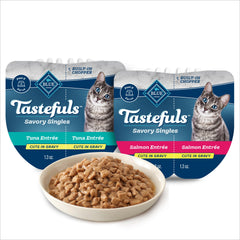 Blue Buffalo emballage avant présentant le multipack et bénéfice praticité