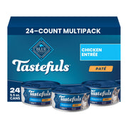 Blue Buffalo emballage avant montrant recette pâté poulet bénéfice goût naturel