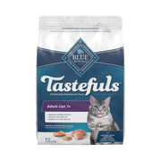 Blue Buffalo sac Tastefuls devant, qualité ingrédients visibles et confiance