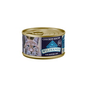 Blue Buffalo visage de la boîte montrant la recette poulet et bénéfice appétence