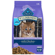 Blue Buffalo sachet avant montrant recettes et bénéfices pour croissance