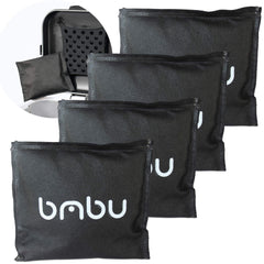 bmbu sachet avant packaging montrant remplacement pratique et gain d'espace