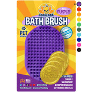 Bodhi Dog brosse face avant montrant le design et la couleur violet pour un nettoyage efficace
