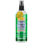Bodhi Dog emballage avant montrant format 8oz et bénéfice haleine fraîche