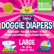 Bodhi Dog face avant emballage montrant quantité et taille pour choix rapide